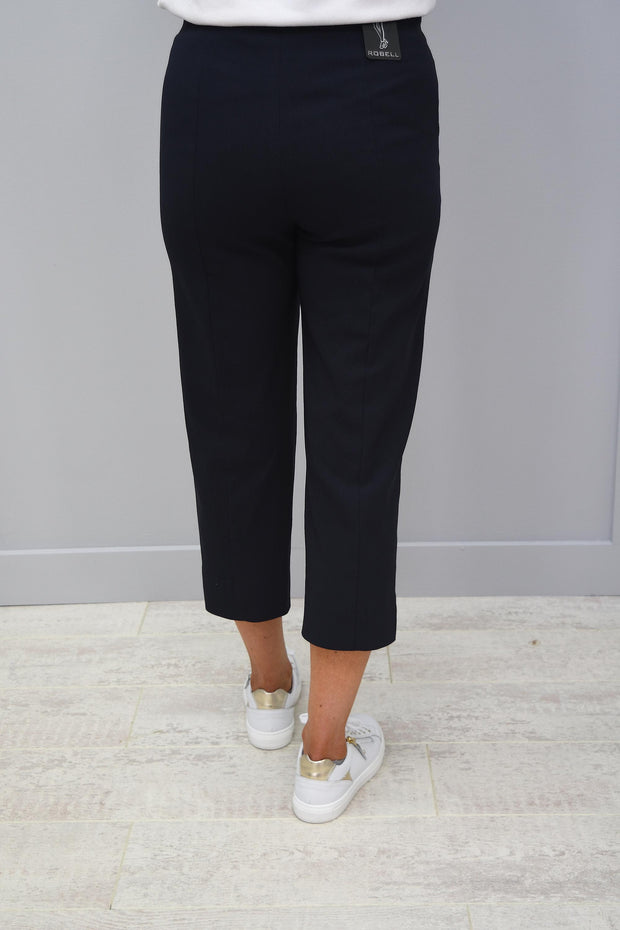 Robell Marie 07 Capri Trousers Nautical Blue 51576-5499-621