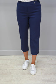 Robell Marie Cropped Trousers Air Force Blue - 51576 5499 68