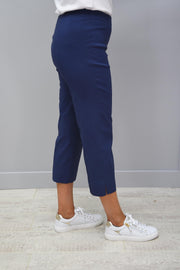 Robell Marie Cropped Trousers Air Force Blue - 51576 5499 68