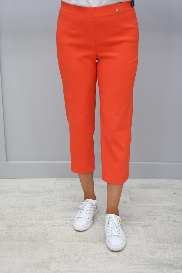 Robell Marie Orange Cropped Trousers - 51576 5499 321