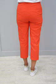 Robell Marie Orange Cropped Trousers - 51576 5499 321