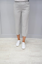 Robell Marie Cropped Trousers Silver Grey - 51576 5499 92