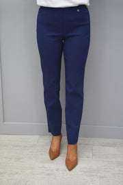 Robell Marie Trousers Air Force Blue Petite 29" - 51412 5499 68