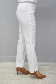 Robell Marie Trousers White 10 - 51412 5499