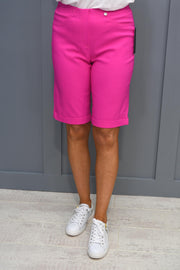 Robell Hot Pink Shorts Bella 04 - 52665 5499 433