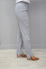 Robell Marie Full Length Trousers Sliver Grey - 51412 5499 920