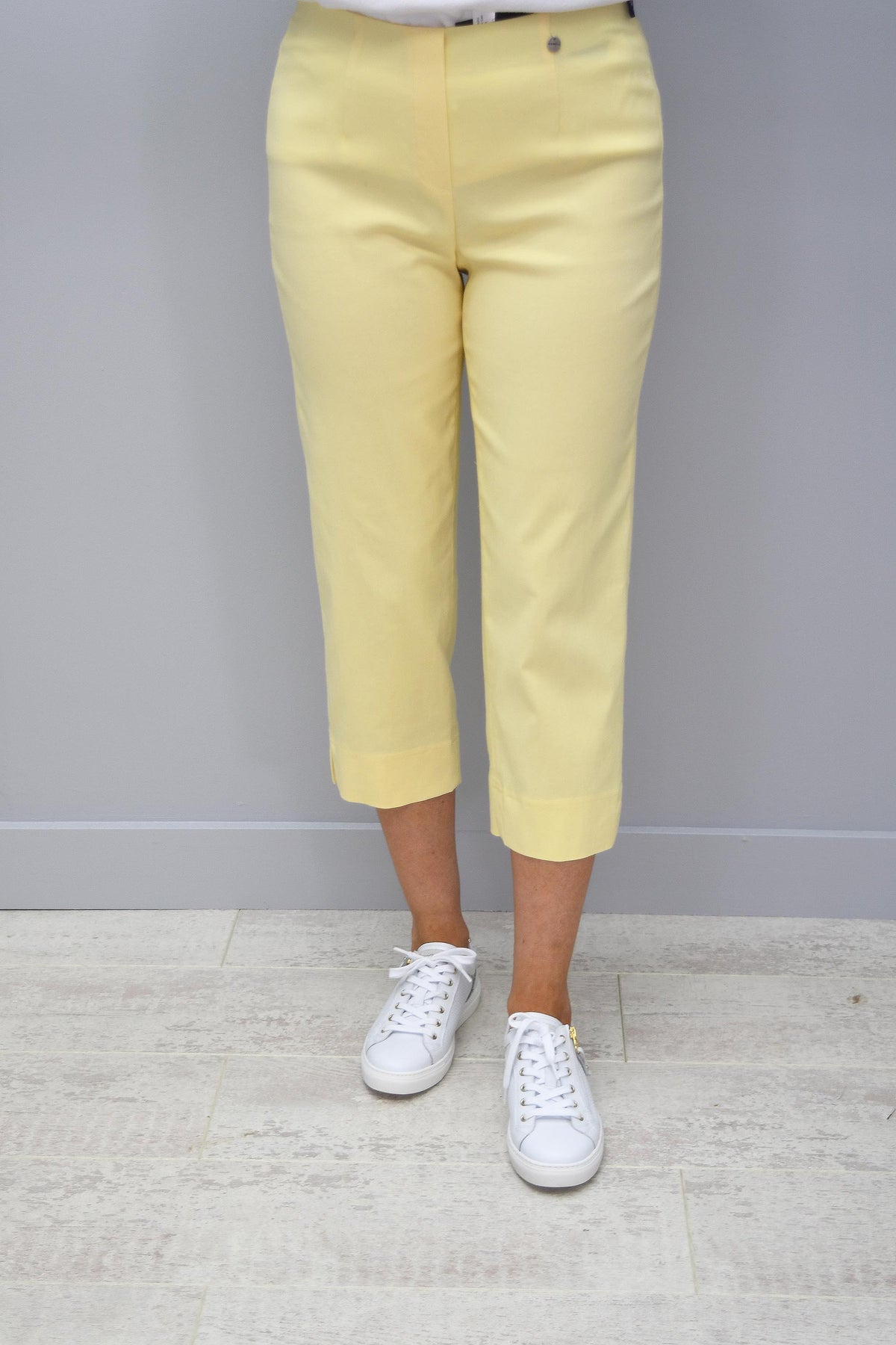 Buy MustardWhite Trousers  Pants for Women by Kryptic Online  Ajiocom