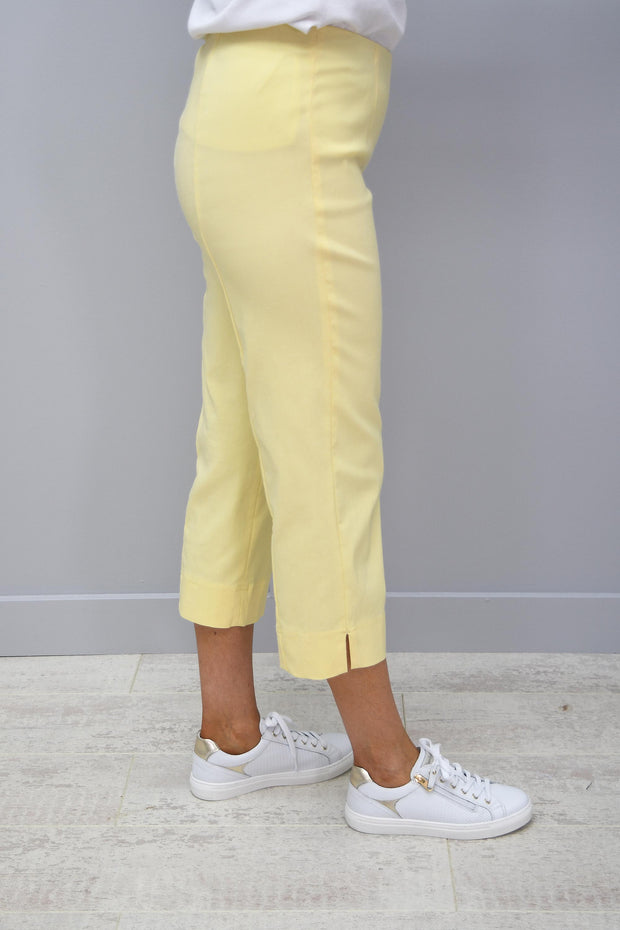Robell Marie Cropped Trousers Yellow - 51576 5499 22