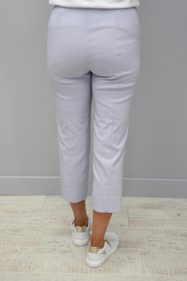 Robell Marie Pearl Grey Cropped Trousers - 51576 5499 91