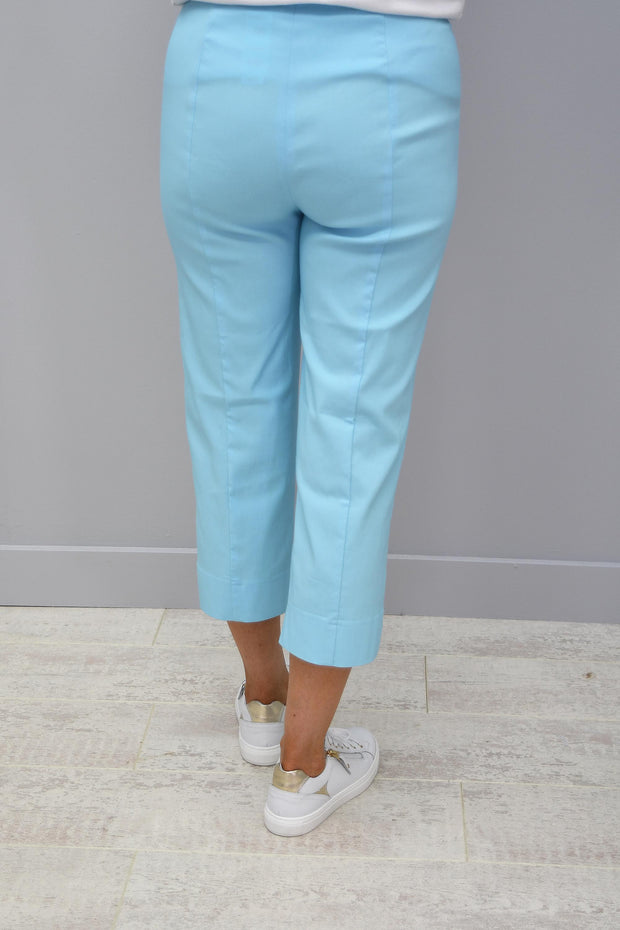 Robell Marie Cropped Trousers Turquoise- 51576 5499 170