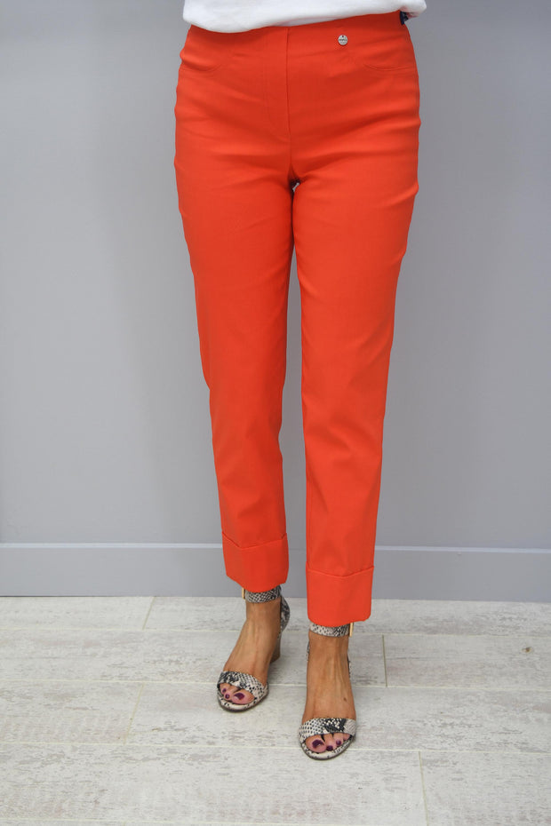 Robell Bella Orange Trousers - 51568 5499 321
