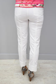 Robell Bella White 7/8 Jeans - 51628 5448 10
