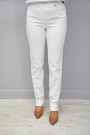 Robell Marie White Denim Jeans - 51639 5448 10
