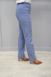 Robell Marie Full Length Trousers Light Denim Colour- 51412 5499 62